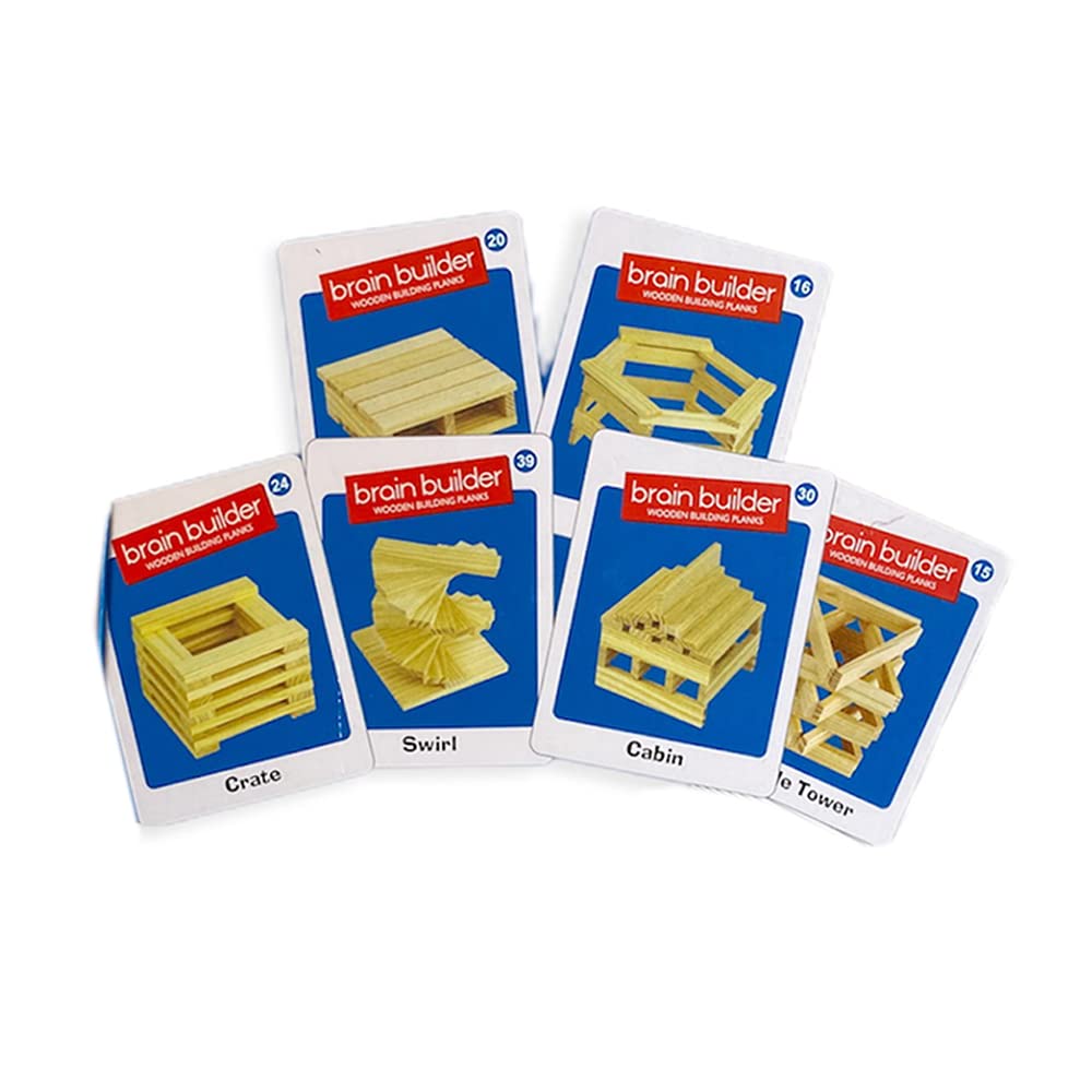 Ekta Brain Builder Wooden Building Planks (Set-1)