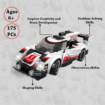 Supercar Building Blocks Toys (175-Piece)