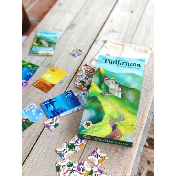 Parikrama, A Travel Card Game (Strategy Board Game)