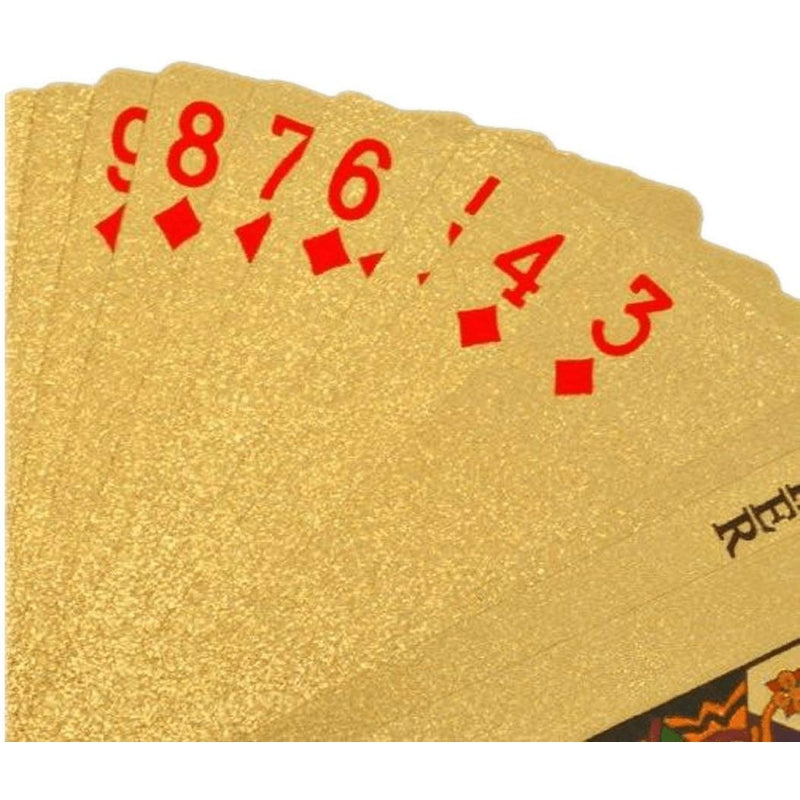 Gold Plated Poker Playing Cards (2 Packs)