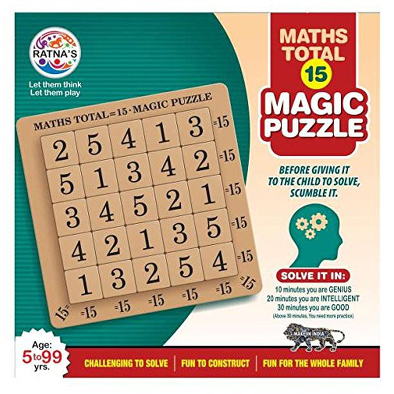 Magic Puzzle - 15 (Maths Puzzle)