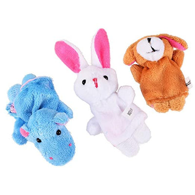 Mini Plush Animals Finger Puppet Toys