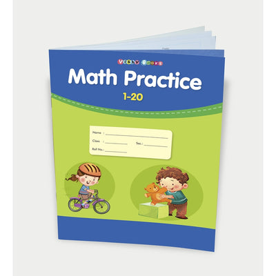 Math Practice 1-20 Writing Book