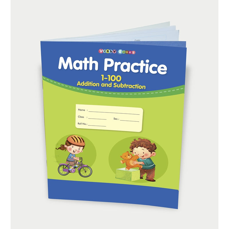 Math Practice 1-100 Addition and Subtraction Writing Book