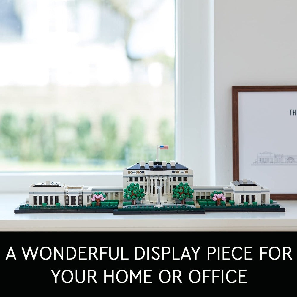 LEGO Architecture Collection: The White House Building Blocks Kit (1,483 Pieces) - 21054 -  (COD Not Available)