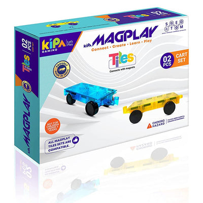 MagPlay 2 Magnetic Carts Tiles and Blocks