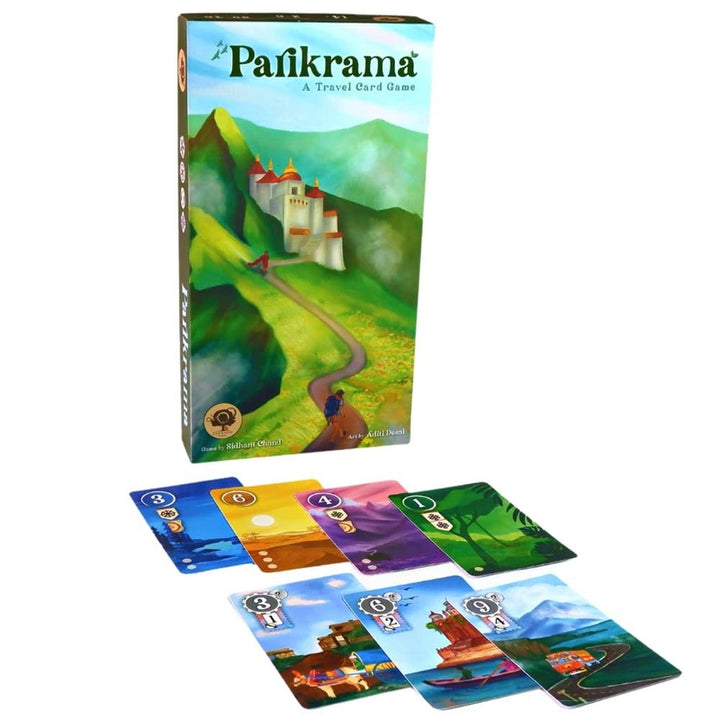 Parikrama, A Travel Card Game (Strategy Board Game)