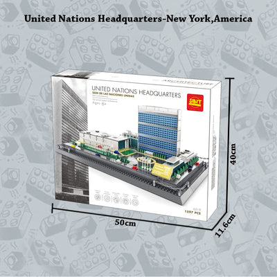 The  United Nations Headquarter Building Blocks Toy Set (1597 Pieces)