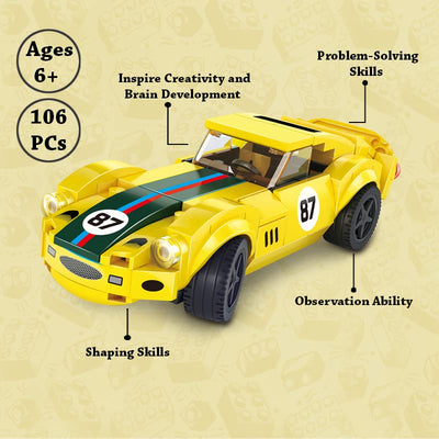 Sports Car Yellow DIY (106Pcs)