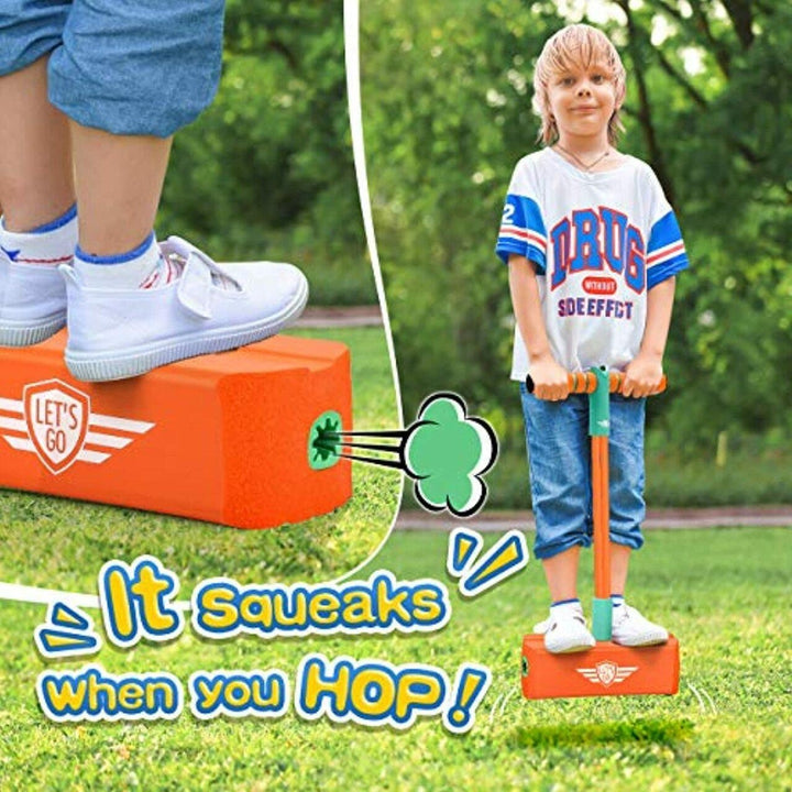 Fun and Safe Foam Durable Bungee Pogo Stick Jumper for Kids - HelloKidology