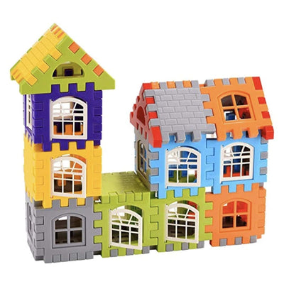 Multi Colored Mega Jumbo Happy House Building Block 72 Pcs.