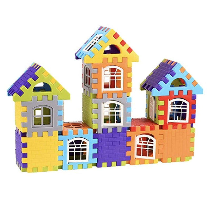 Multi Colored Mega Jumbo Happy House Building Block 72 Pcs.