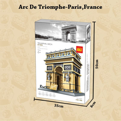 Arc De Triomphe Model Building Block Set  (1399 Pieces)