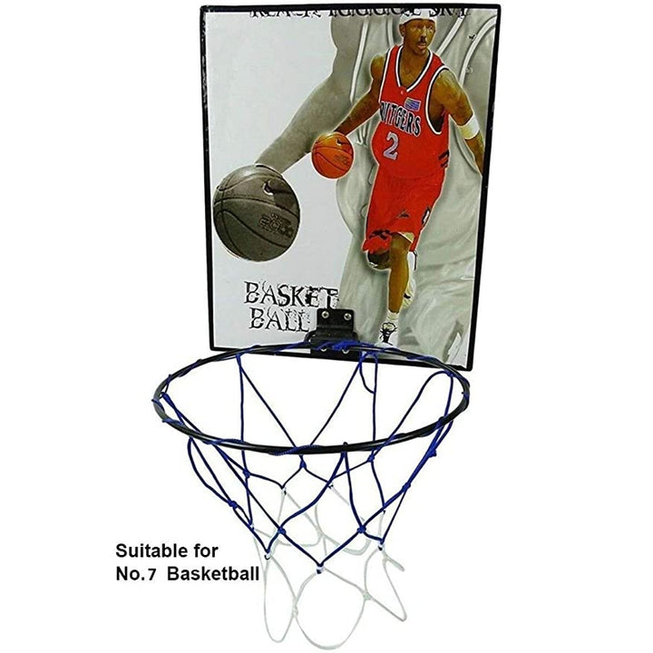 Wall Mountable Basketball Hoop Set (with 7 No. Basketball)