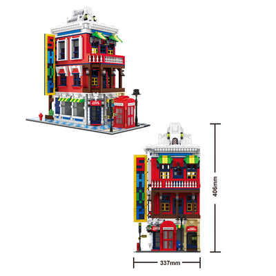 Building Blocks Set (Corner Store) DIY Craft Kit (2332 Pcs)