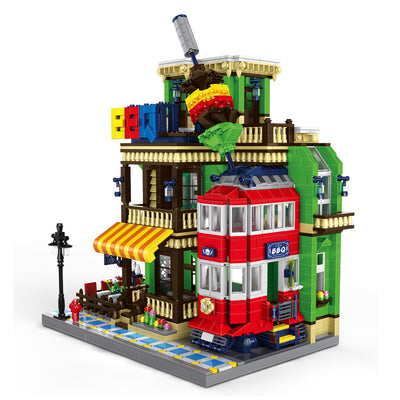 The BBQ Restaurant Building Blocks Set (1922 Pcs)