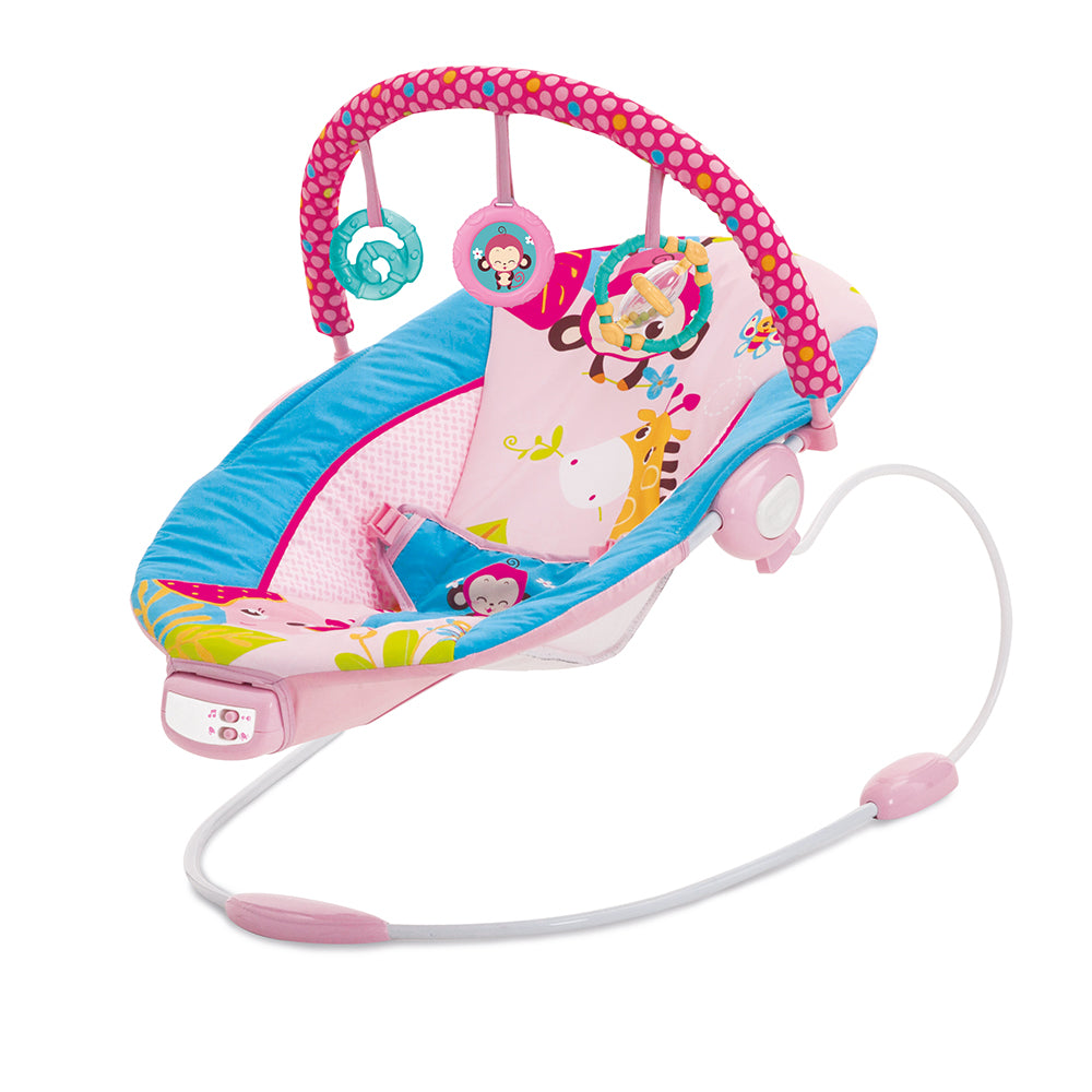 Music Vibrations Bouncer Pink+Blue