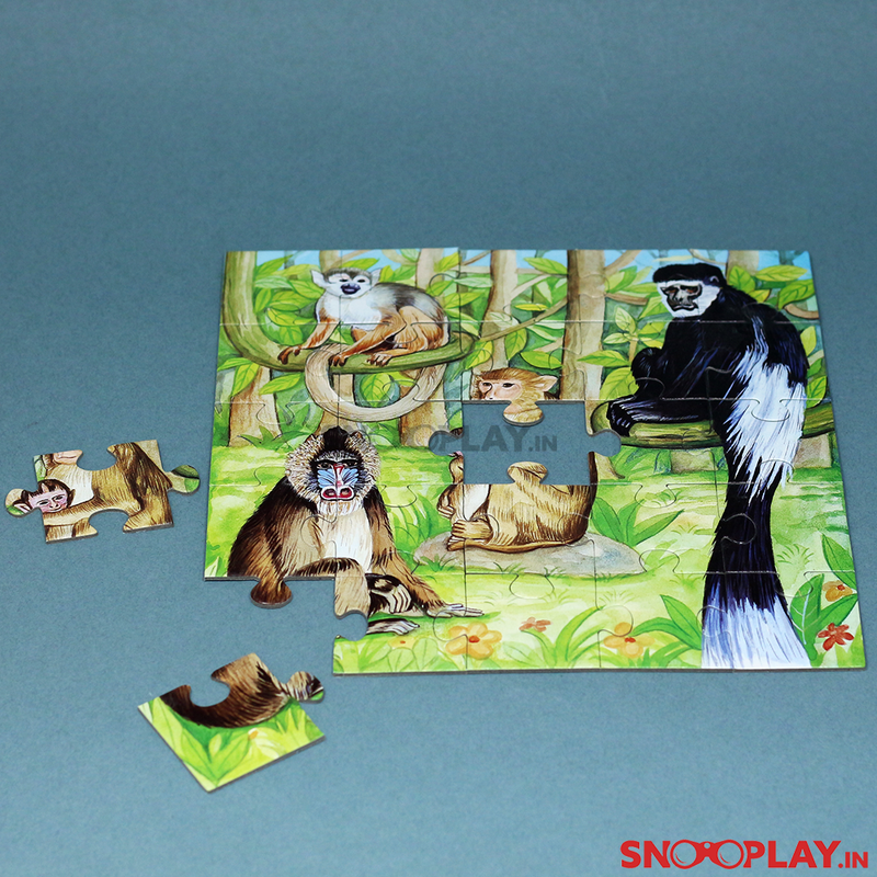 Animals Puzzles (Series 4) - Set of 4 Jigsaw Puzzles