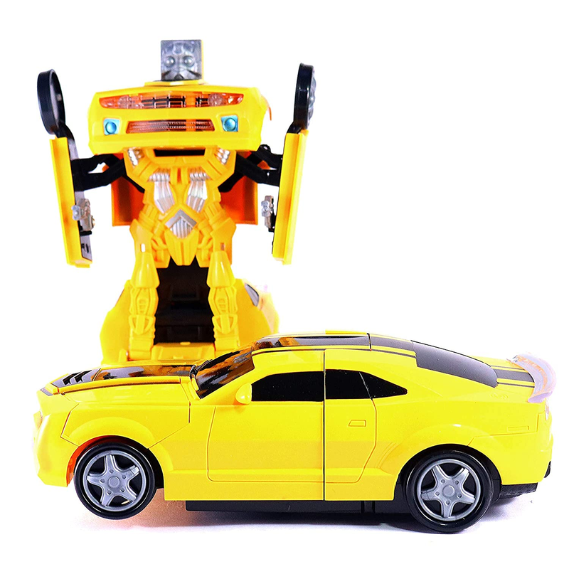 Battery Operated Automatic Convertible Robot Car