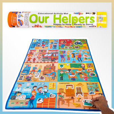 Our Helpers Educational Activity Mat