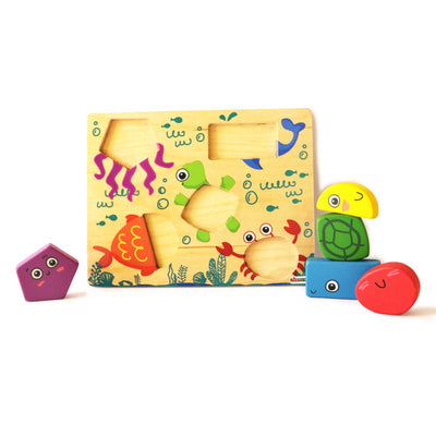 Under the Sea Shape Puzzle Set