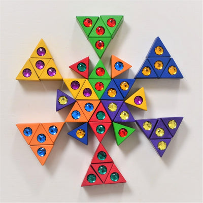 Jewelled Triangles – 54 Pieces