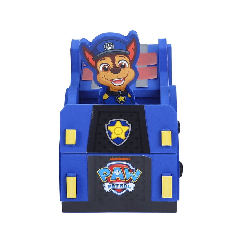 Li'l Wizards Paw Patrol Chase Build N' Play | Easy To Build 3D Foam Vehicle With Moving Wheels