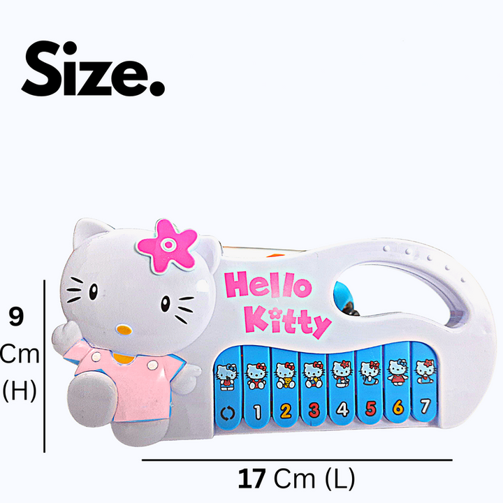 Hello Kitty Piano Toys for Kids and Babies | Plays Various Melodies (Blue)