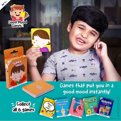 Good Mood Games Funny Faces, Card Games For Children