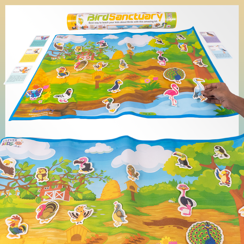 Bird Sanctuary Activity Mat (Birds Educational Activity Mat)