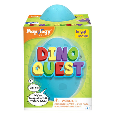 Mapology Dino Quest - Stegosaurus, Triceratops, Pachycephalosaurus Assemble Game