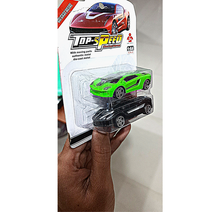 Mini Diecast Small Car Set - (2 Die Cast Toy)