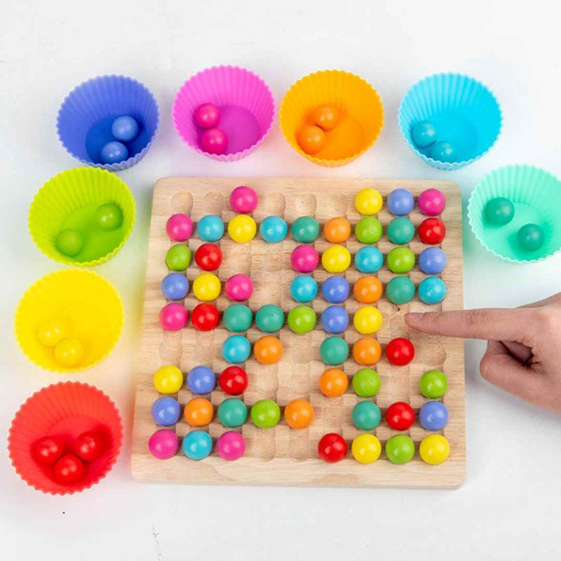 Wooden Board Beads Game