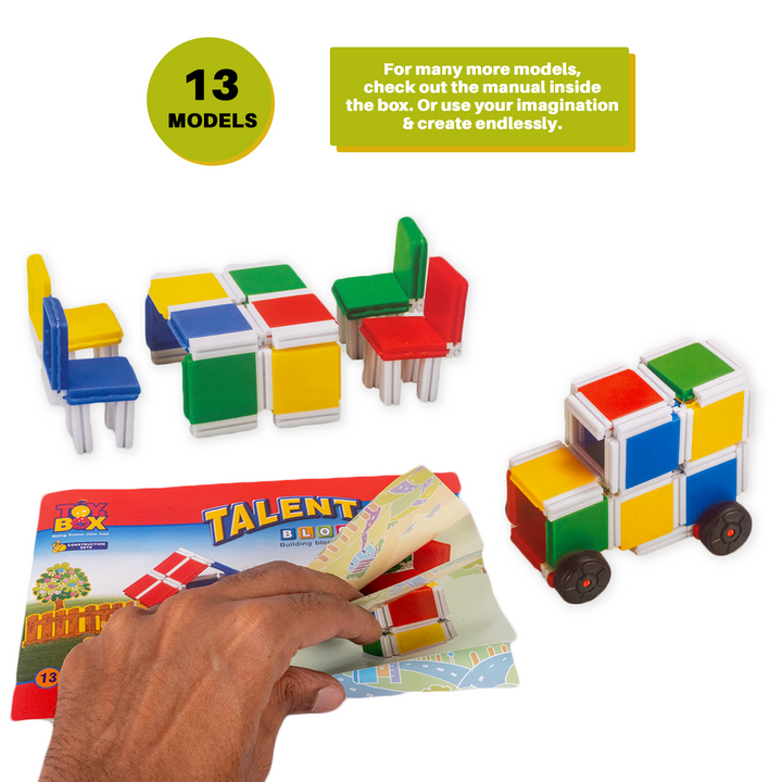 Small Talent Building Blocks - 66 Pieces (3-7 Years)