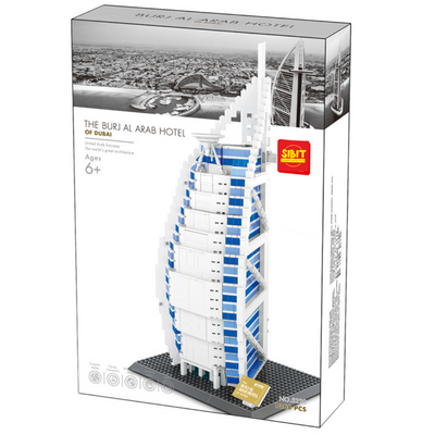 Burjal Arab Hotel Building Block Toys Set (1368 Pieces)