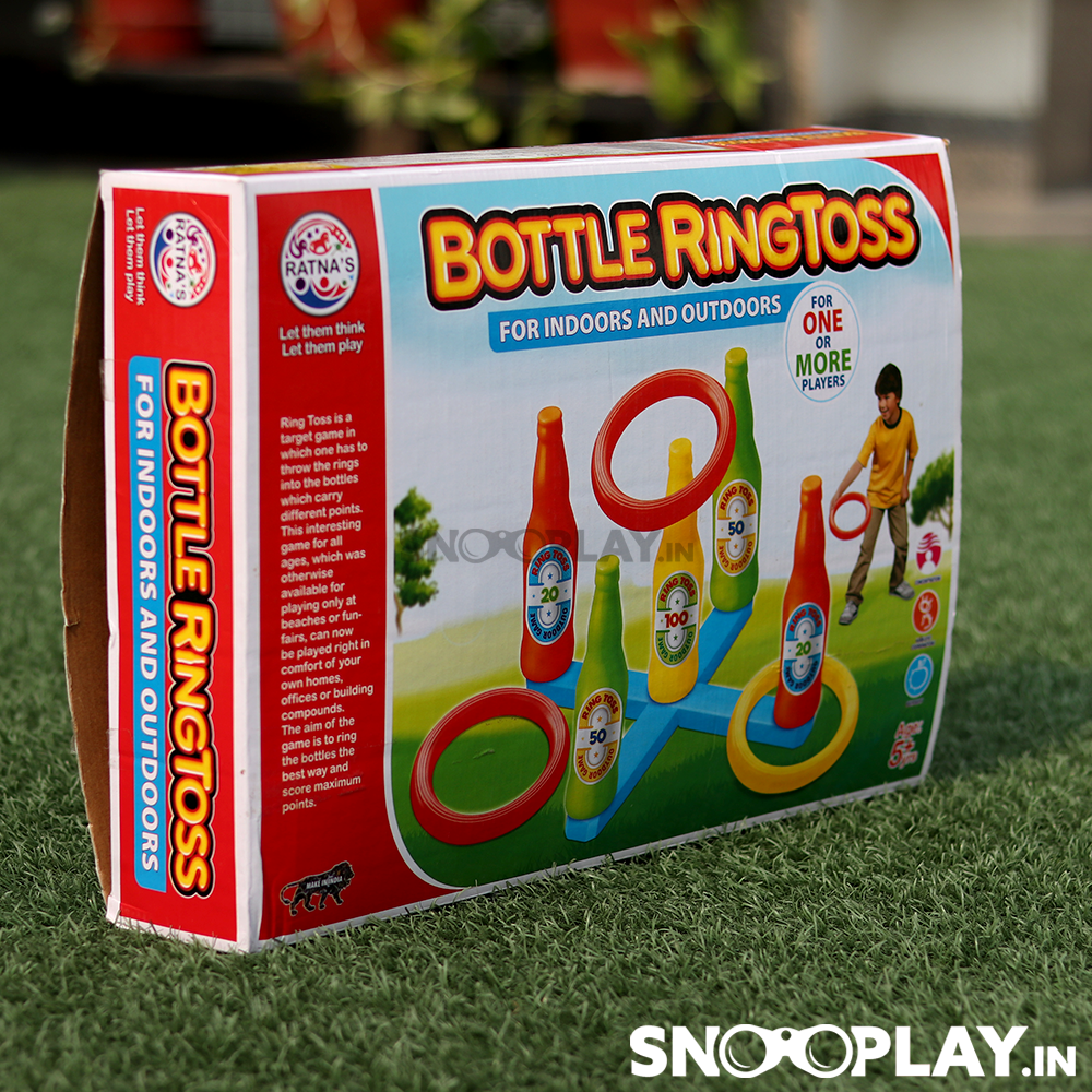 Bottle Ring Toss Game For Indoor & Outdoor