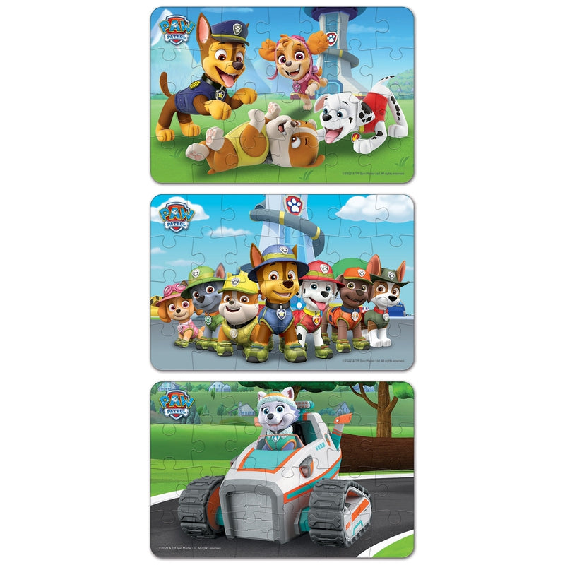 Paw Patrol - 3 in 1 Puzzle - 26 Pieces Each