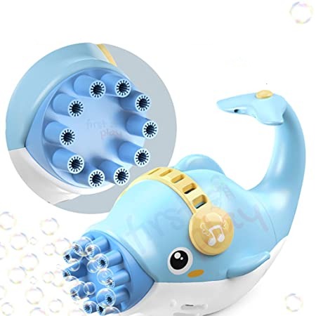 Electric Bubble Dolphin Gun - Blue