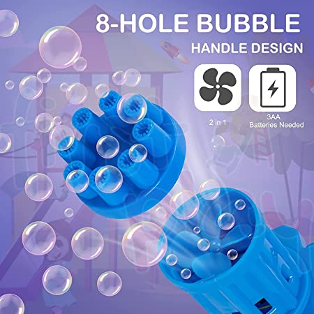 Electric Bubble Gun - Blue