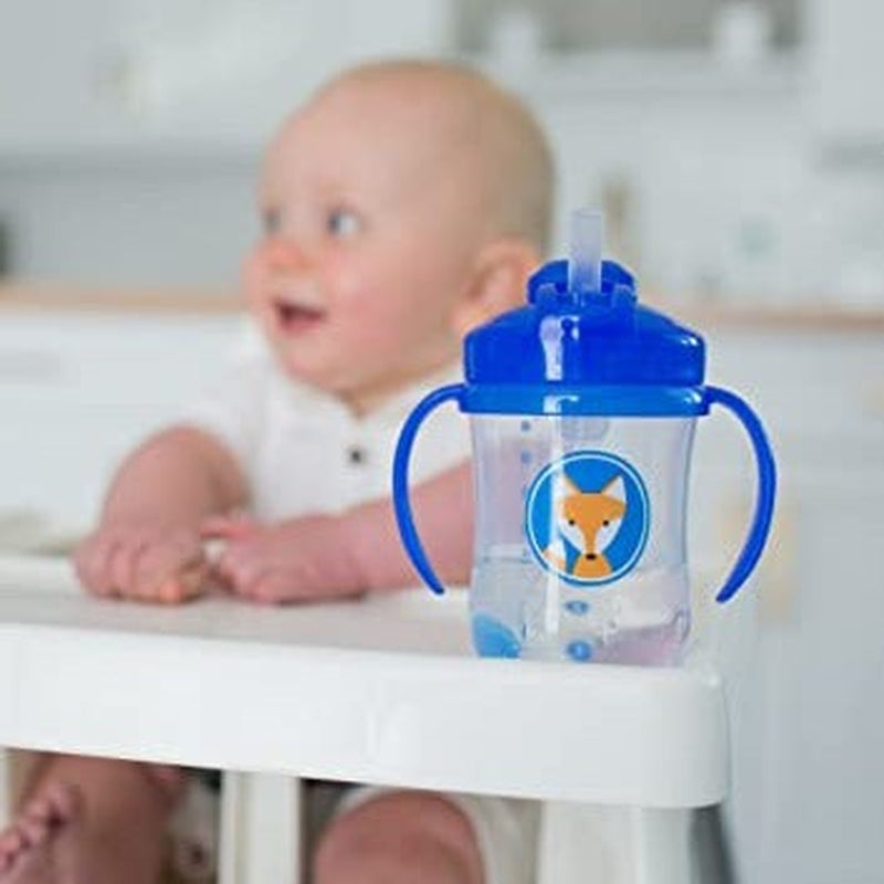 Feeding & Weaning Sipper Baby's First Straw Water Bottle (Blue)