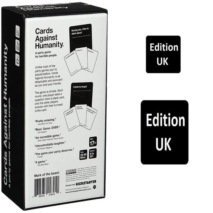 Cards Against Humanity - A Party Game for Horrible People UK Edition (17 Years till Grown Ups)