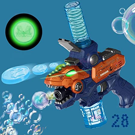 Dinosaur Bubble Shooting Gun  - Blue