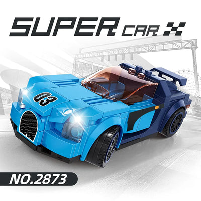 Buggati Chiron Blue colour (139 Pieces)