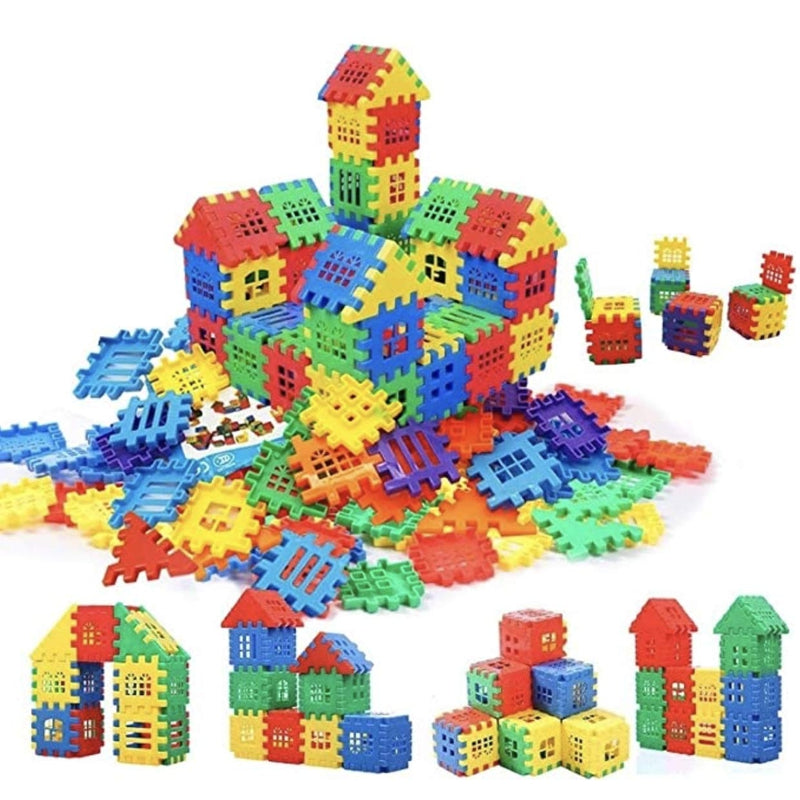 Multi Colored Mega Jumbo Happy House Building Block 72 Pcs.