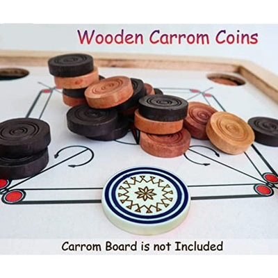 Carrom Playing Coins and Powder