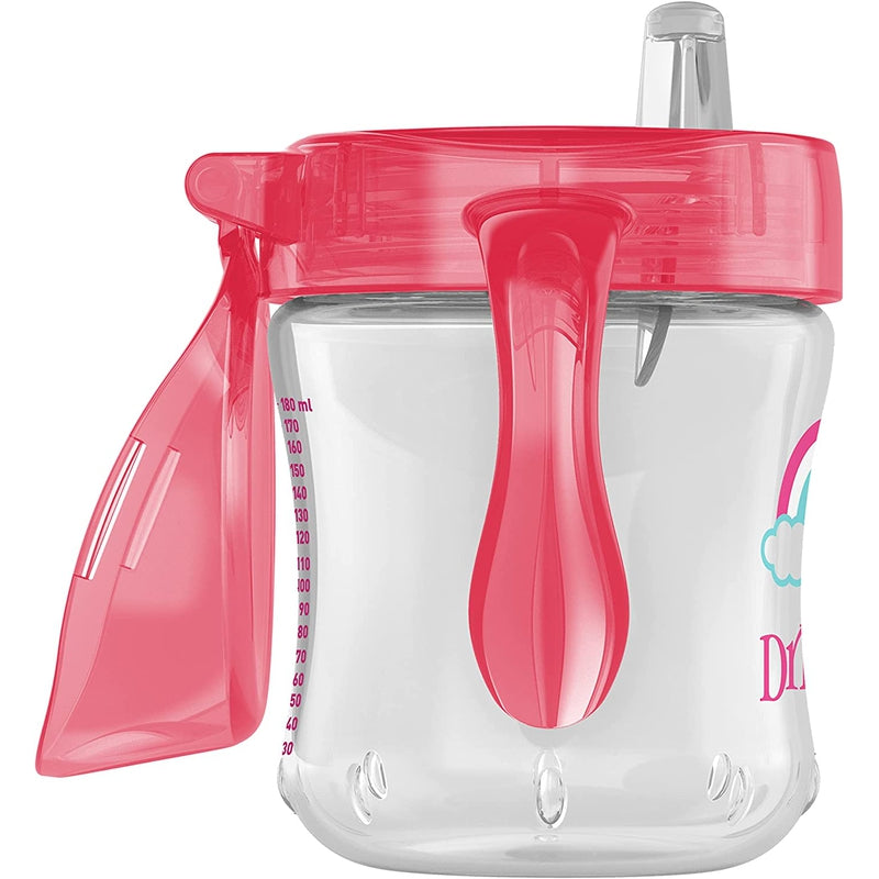 Feeding & Weaning Sipper Soft-Spout Transition Cup W/ Handles - Pink Deco
