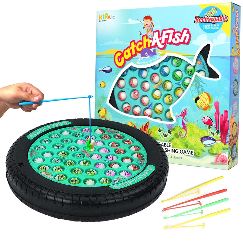 Rechargeable Fish Catching Board Game