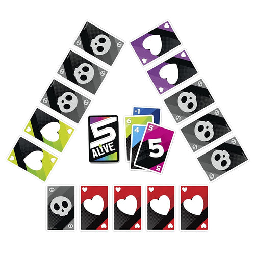 Hasbro Original 5 Alive Card Game - Travel Edition (8 Years till Grown Ups)