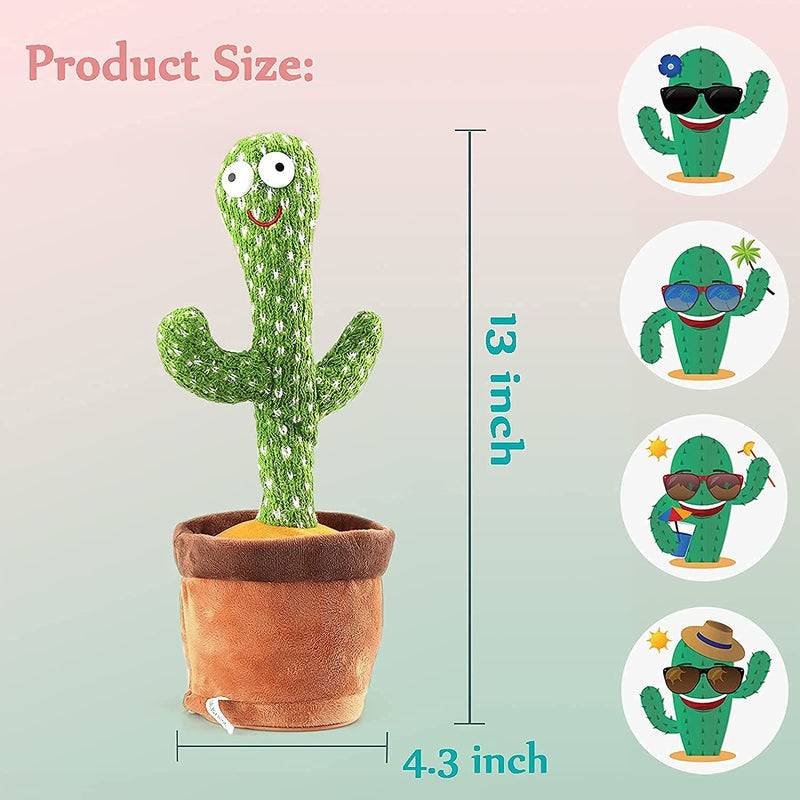 Mimicking Dancing Cactus Toy with LED