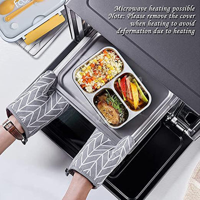 Stainless Steel Bento Box (Sealed & Leak-proof Lunch Box) - Green